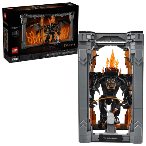 10367 Icons The Lord of the Rings: Balrog™ Book Nook - 1