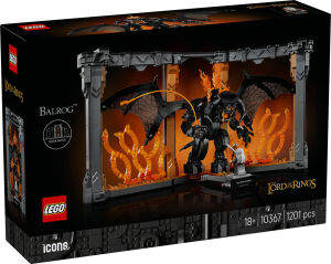 10367 Icons The Lord of the Rings: Balrog™ Book Nook - 2