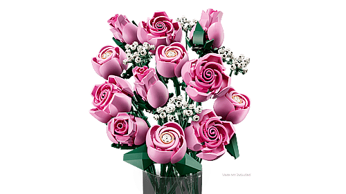 10374 Botanical Collection Bouquet Bouquet of Pink Roses - 7