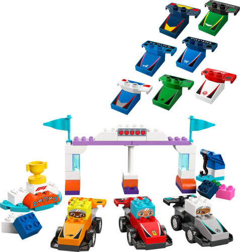 10445 Duplo F1® Team Race Cars & Drivers - 5