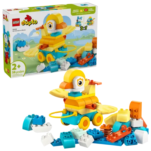 10448 Duplo 3 in 1 Animals on Wheels - 1