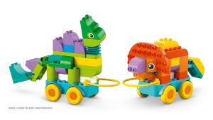 10451 Duplo 3 in 1 Dinosaurs on Wheels - 4