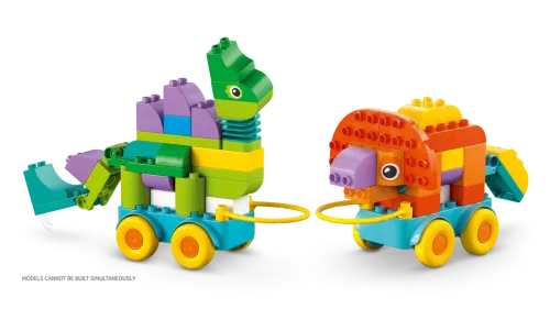 10451 Duplo 3 in 1 Dinosaurs on Wheels - 4