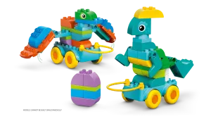 10451 Duplo 3 in 1 Dinosaurs on Wheels - 5