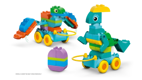 10451 Duplo 3 in 1 Dinosaurs on Wheels - 5