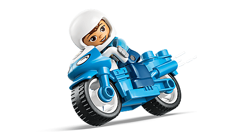 10471 Duplo Blue Police Motorcycle - 4