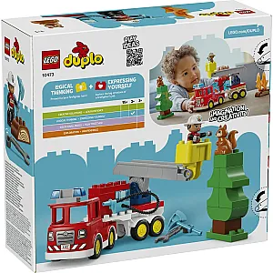 10473 Duplo Fire Truck with Hose and Firefighter - 3