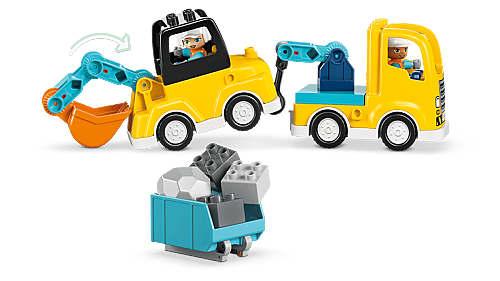 10475 Duplo 3 in 1 Construction Vehicles - 5
