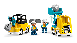 10475 Duplo 3 in 1 Construction Vehicles - 6
