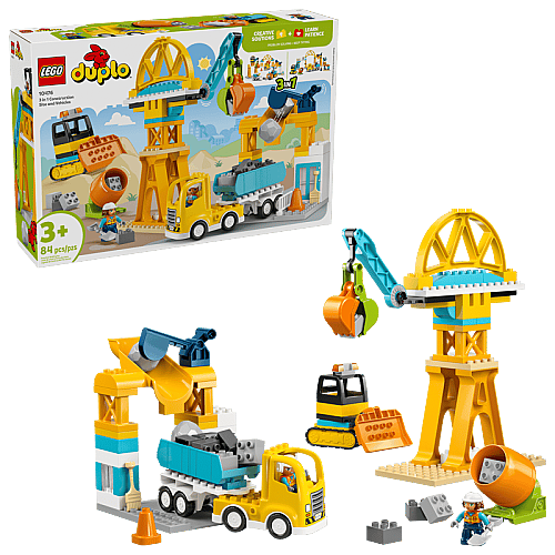 10476 Duplo 3 in 1 Construction Site and Vehicles - 1