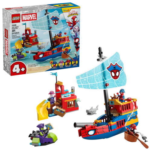 11208 Marvel Team Spidey Pirate Ship - 1