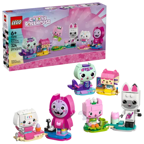 11215 Gabby’s Dollhouse Gabby's Brick-Built Cat Friends - 1