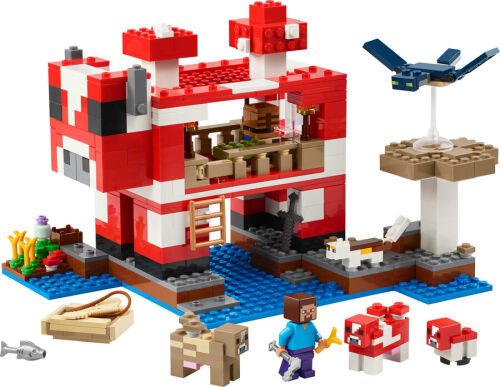 21270 Minecraft The Mooshroom House - 5