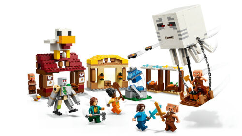 21273 Minecraft The Ghast Balloon Village Attack - 4