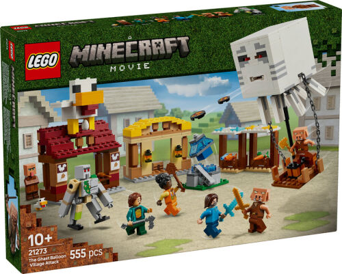 21273 Minecraft The Ghast Balloon Village Attack - 2