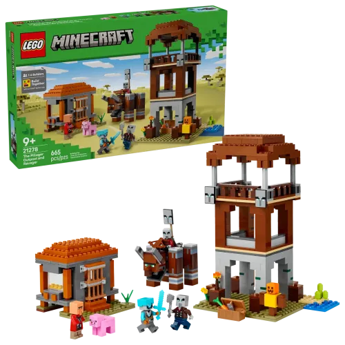 21278 Minecraft The Pillager Outpost and Ravager - 1
