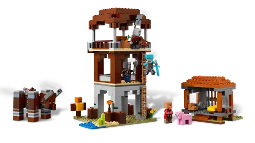 21278 Minecraft The Pillager Outpost and Ravager - 4