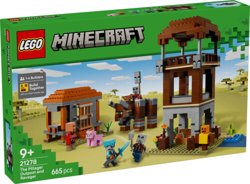 21278 Minecraft The Pillager Outpost and Ravager - 2