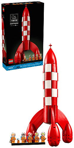 21367 Ideas Tintin® Moon Rocket - 1