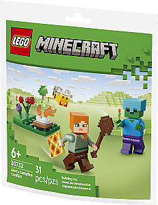 30732 Minecraft Alex's Campfire Conflict - LEGO®