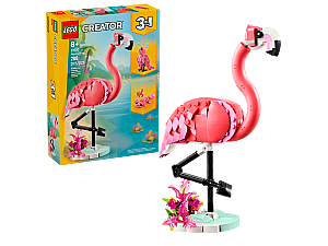 31170 Creator 3 in 1 Wild Animals: Pink Flamingo - LEGO®