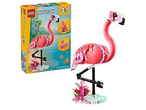 31170 Creator 3 in 1 Wild Animals: Pink Flamingo - 1