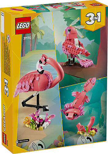 31170 Creator 3 in 1 Wild Animals: Pink Flamingo - 3