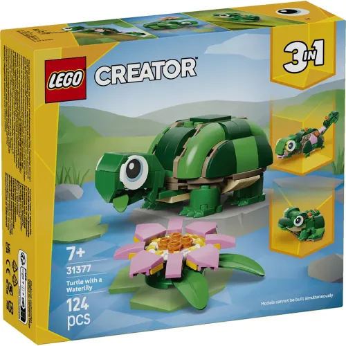 31377 Creator 3in1 Turtle with a Water Lily Flower - 2