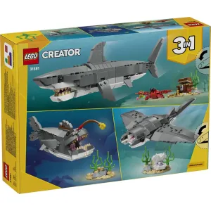 31381 Creator 3in1 Fierce Shark with a Treasure Chest - 3