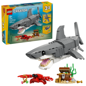 31381 Creator 3in1 Fierce Shark with a Treasure Chest - LEGO®