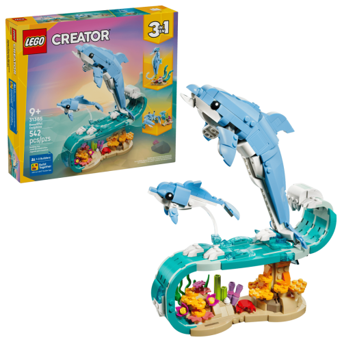 31385 Creator 3in1 Sea Animals: Beautiful Dolphins - 1