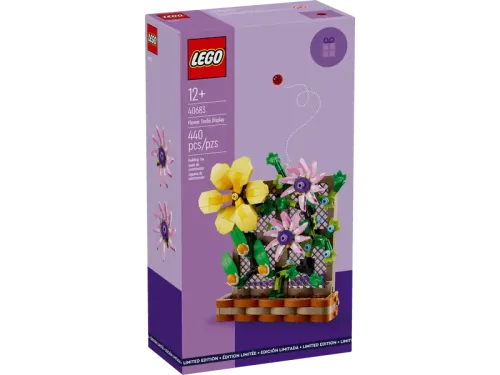  40683 Botanical Collection Flower Trellis Display - 1