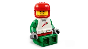 40819 Minifigures Up-Scaled Racing Driver Minifigure - 3