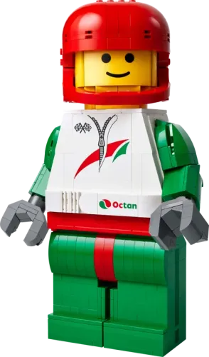 40819 Minifigures Up-Scaled Racing Driver Minifigure - 5