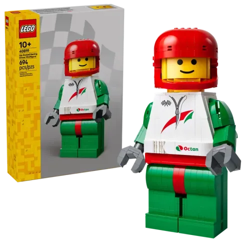 40819 Minifigures Up-Scaled Racing Driver Minifigure - 1
