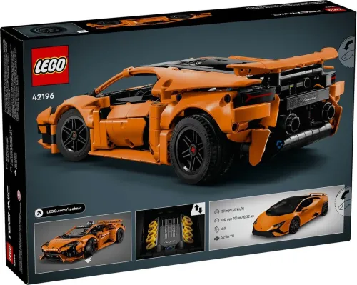 42196 Technic Lamborghini Huracán Tecnica Orange - 3