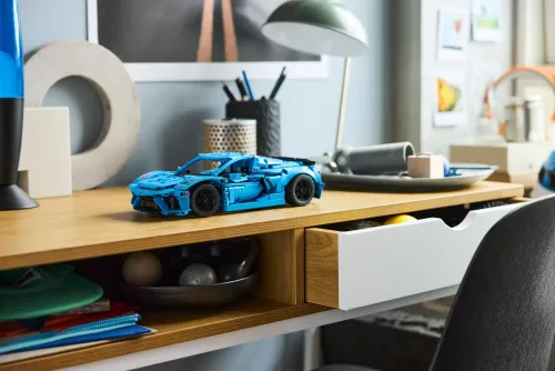 42217 Technic Chevrolet Corvette Stingray Blue - 4