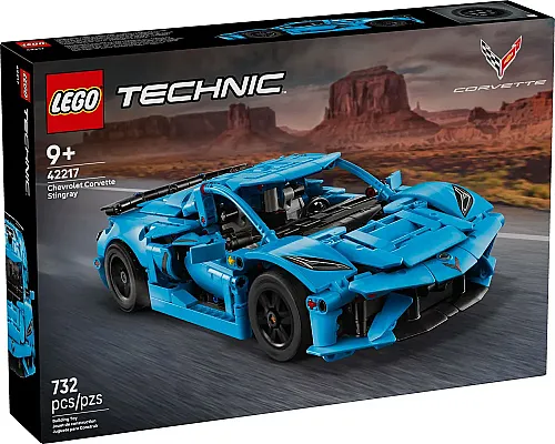42217 Technic Chevrolet Corvette Stingray Blue - 2