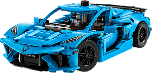 42217 Technic Chevrolet Corvette Stingray Blue - 4
