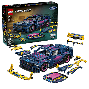 42236 Technic Custom Garage Ford Mustang GT Car - LEGO®
