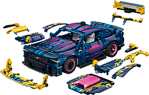 42236 Technic Custom Garage Ford Mustang GT Car - 8
