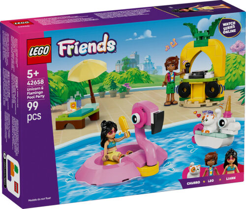 42658 Friends Unicorn & Flamingo Pool Party - 2
