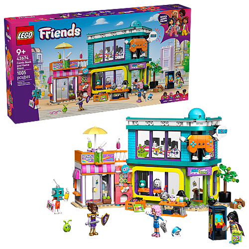 42674 Friends Comic Book and Game Store - 1