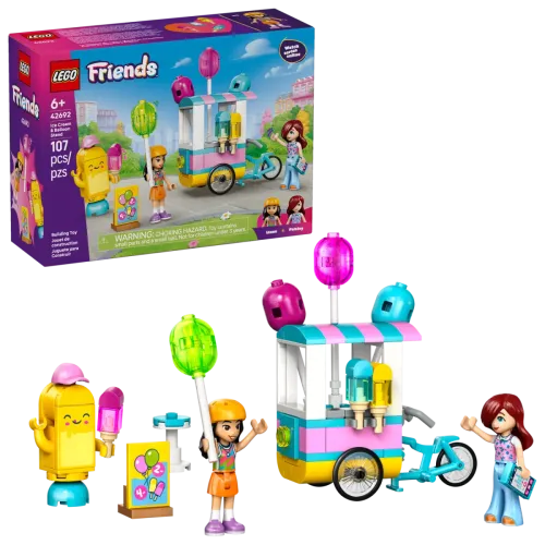 42692 Friends Ice Cream & Balloon Stand - 1