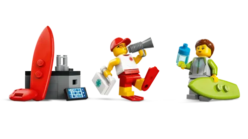 60453 City Lifeguard Beach Rescue Truck - 5