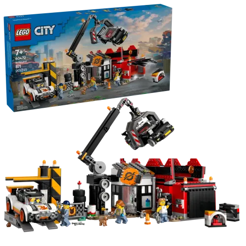 60472 City Scrapyard with Cars - 1