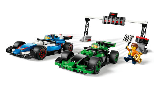 60474 City F1® Grid with VCARB & Sauber Race Cars - 5
