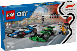 60474 City F1® Grid with VCARB & Sauber Race Cars - 2
