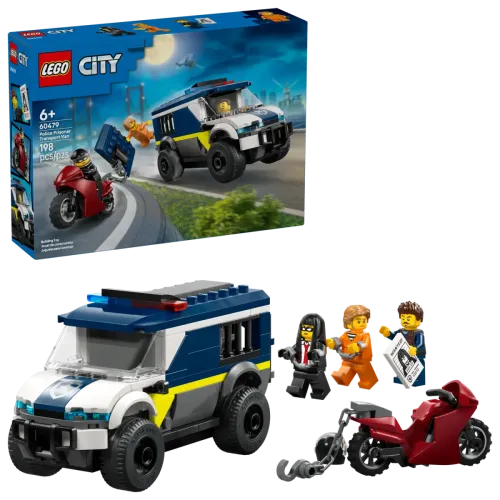 60479 City Police Prisoner Transport Van - 1