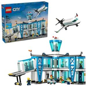 60502 City Airport with Airplane - 1